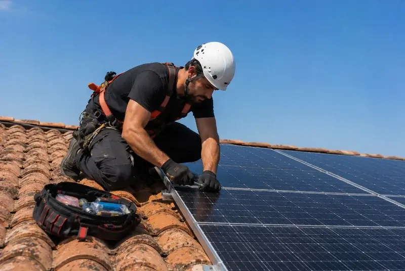 Maintenance et monitoring de panneaux solaires à Ondres
